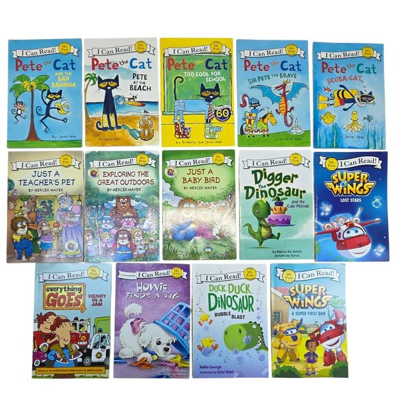 My First I Can Read! Collection 14 Childrens Books Good Condition Pete The Cat - Picture 1 of 11